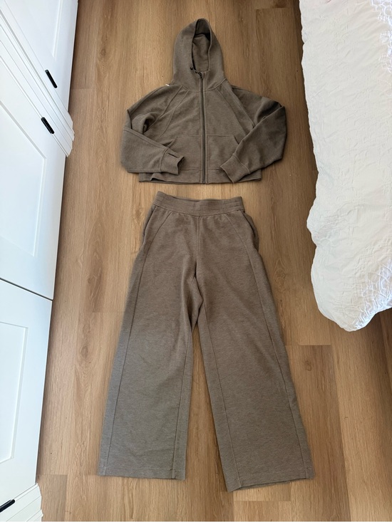 lululemon athletica Sweaters - Lululemon Scuba mid rise wide leg waffle set